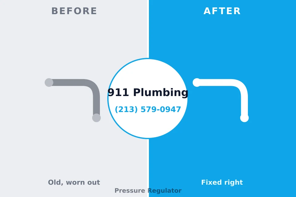 Before and after: plumbing company Ponchatoula, LA